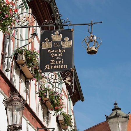 Hotel Zu Den Drei Kronen Seligenstadt Exterior foto